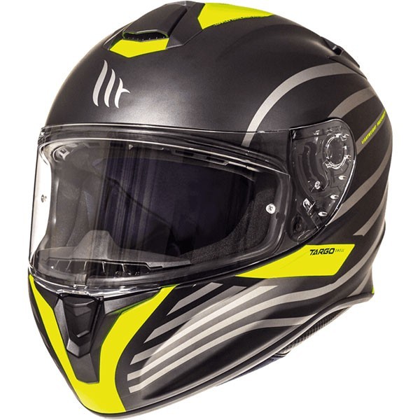 MT Helmets MT Targo Doppler Black/Fluorescent Yellow